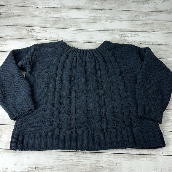AMERICAN EAGLE crop knit sweater SZ S - Picture 5 of 8